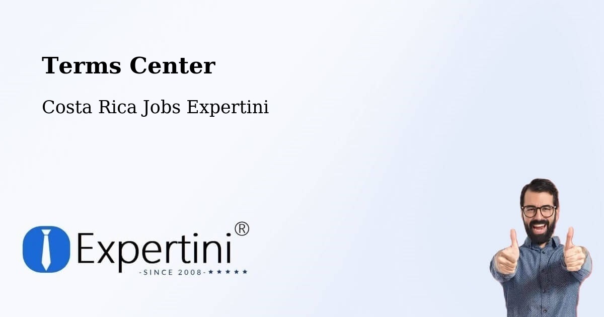 Terms of Service – Corredores - Costa Rica Jobs Expertini